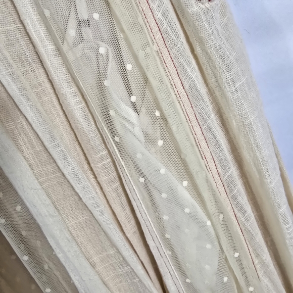 Boho Jane Cream Tassel Maxi Dress Size S - Picture 15 of 16